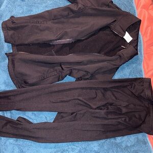 Women's Black Sweatshirt and Hoodie Set